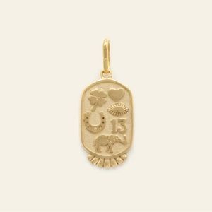 Melanie auld fortune charm - SILVER